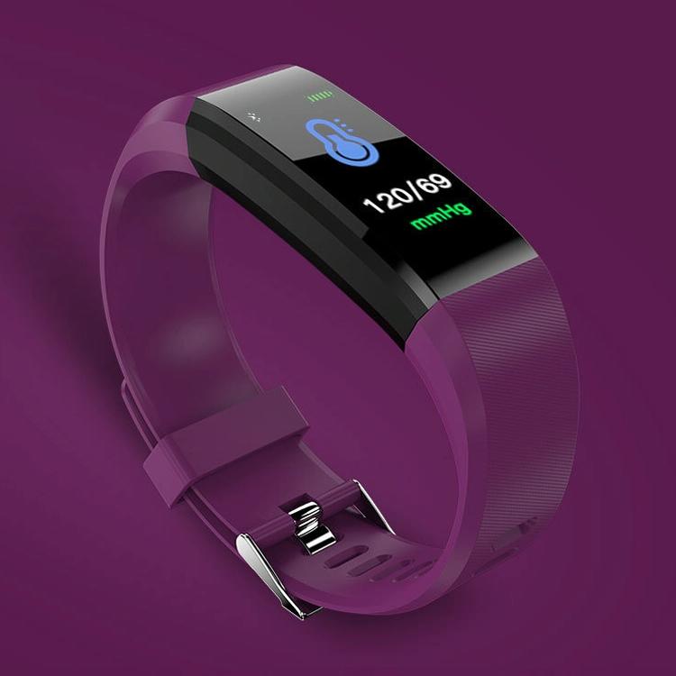 V562-P0936AC-202504252205-00 Smart Oled Bracelet With Call Reminder And Health Monitoring - Purple - Image 1