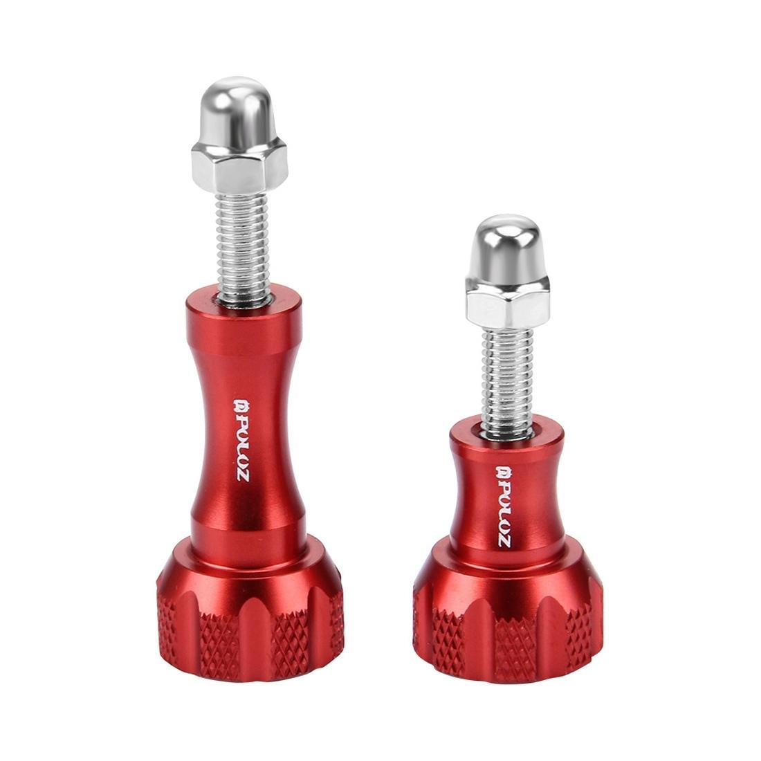 V562-R441UP-202502241740-00 Aluminum Thumb Knob Set for Gopro Insta360 Dji Action Cameras - Red - Image 1