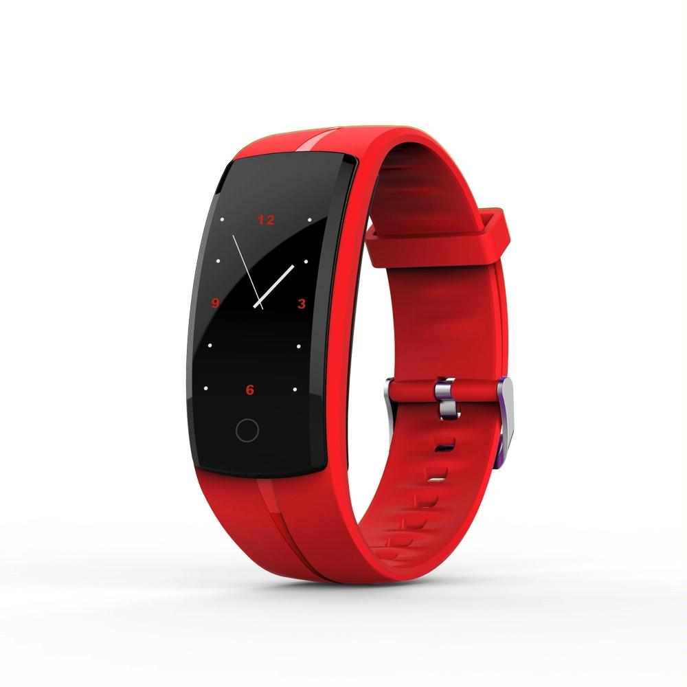 V562-R8740AC-202504252200-00 Waterproof Tft Smart Bracelet With Call / Heart / Sleep / Sedentary / Bp Monitoring - Red - Image 1