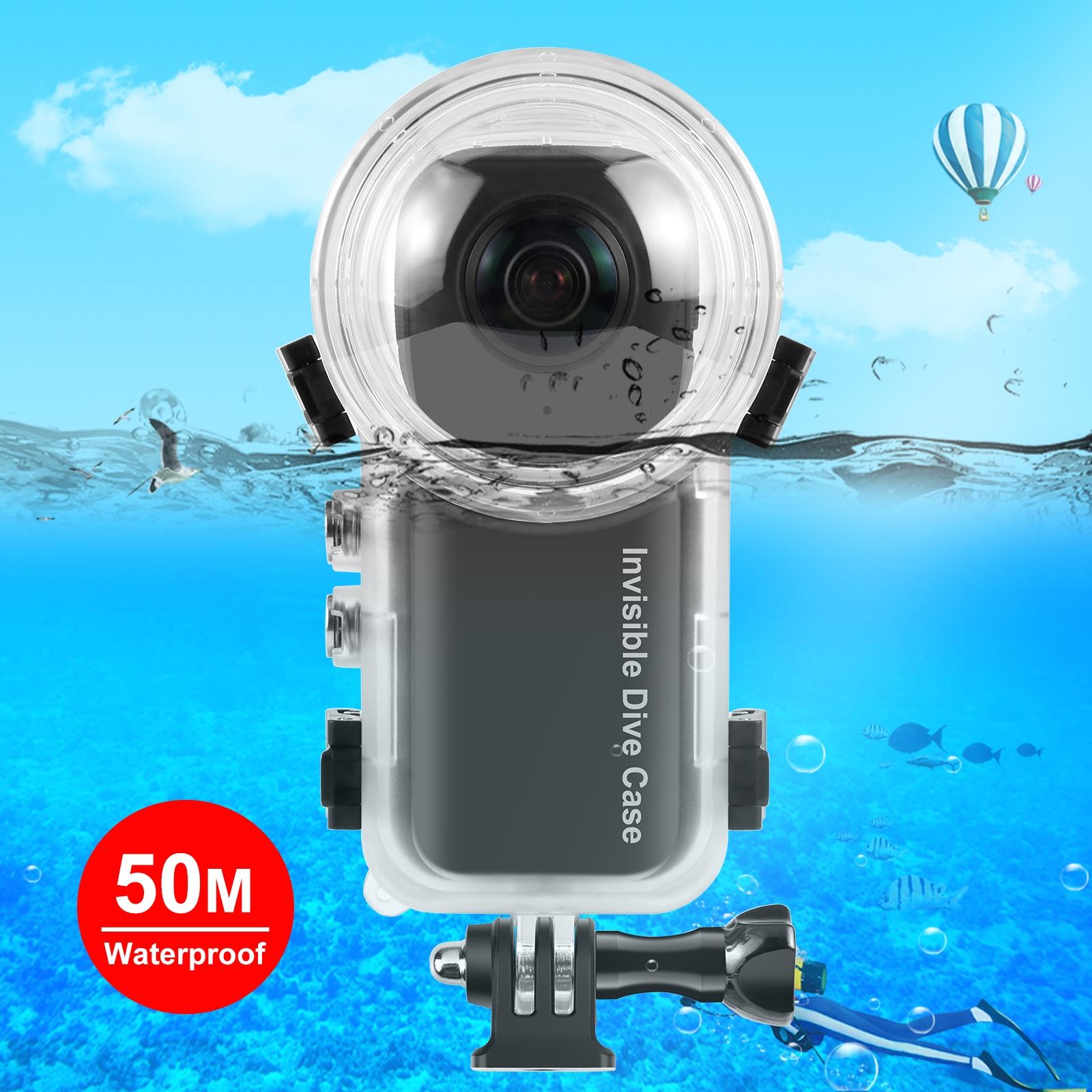 V562-T098UP-202503062130-00 Waterproof Dive Case for Insta360 X3 - 50m Depth - Image 1