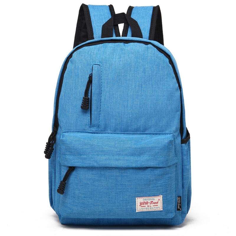 V562-TT0217CH-202502282035-00 Multi-function Canvas Laptop Backpack - Fits 15.6 Macbook Samsung Sony Dell Alienware Chuwi Asus Hp - 42x29x13cm - Baby Blue - Image 1