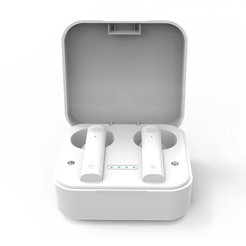 V562-W3232SXPI-202505261846-00 Wireless Dual Mic Noise-cancelling Earbuds with Charging Case - White - Image 1