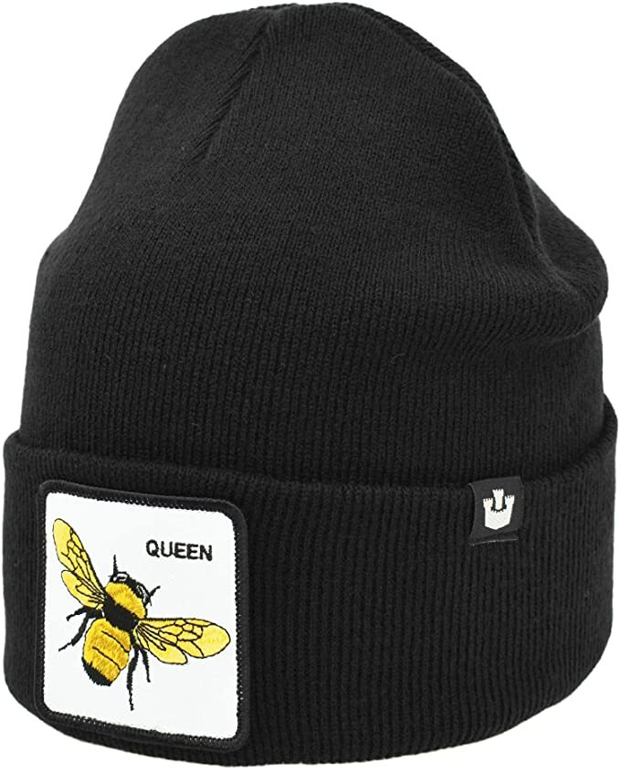 V563-107-0216-BLK-202503200936-00 Goorin Buzzed Beanie Hat Warm Winter Ski Animal Series - Black - Image 1