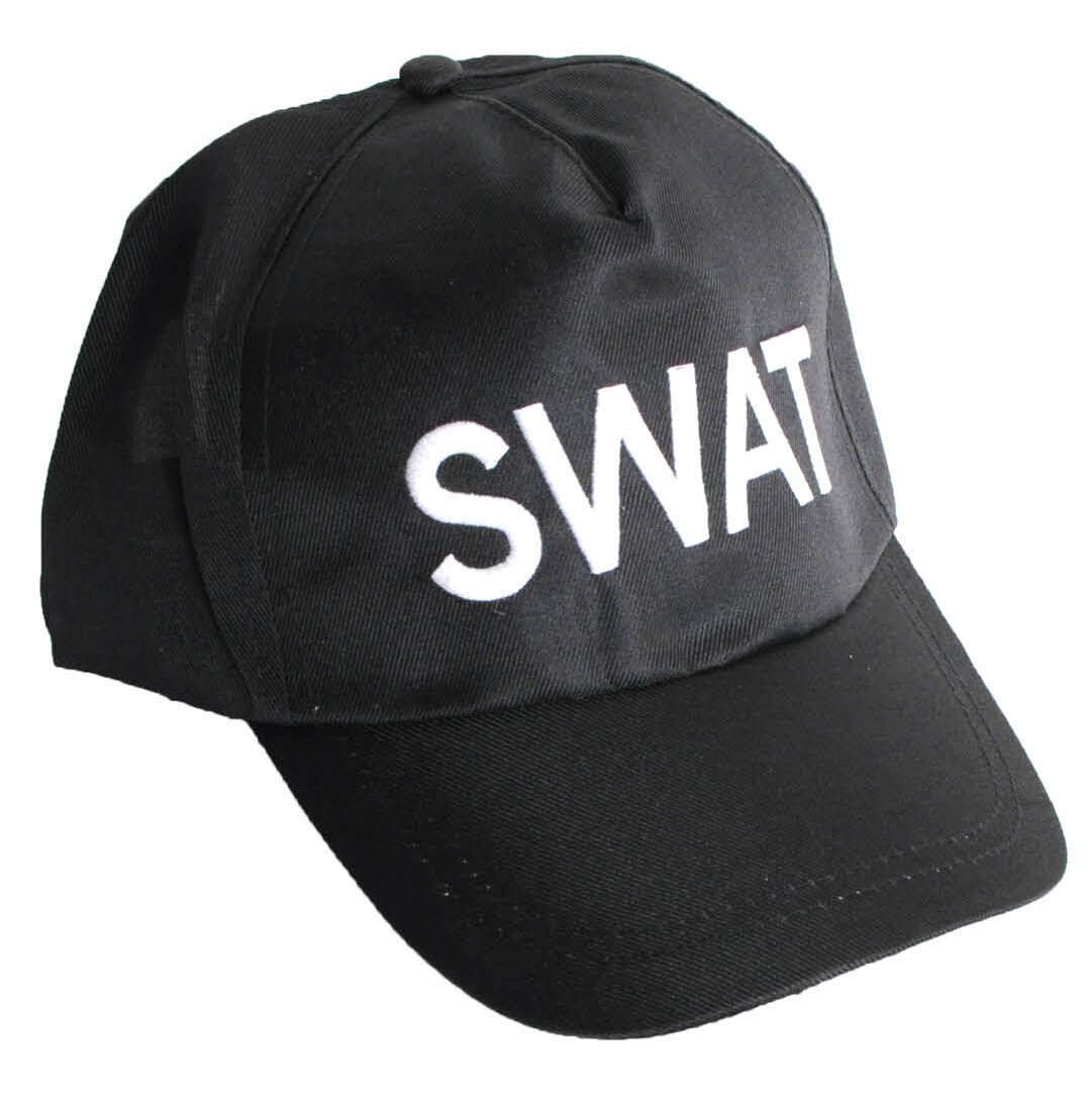 V563-21208-01-184772-00 SWAT HAT Costume Party FBI Funny Accessory Police Cap Military Baseball Cap - Image 1