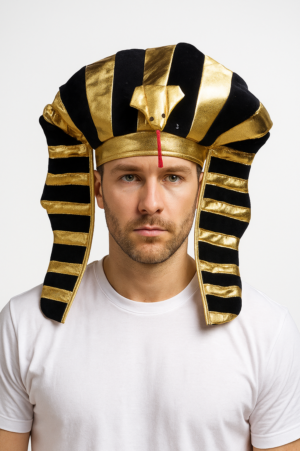 V563-21315-202506101811-00 EGYPTIAN PHARAOH HAT King Costume Party Ancient Fancy Dress Halloween Pharoah - Image 1