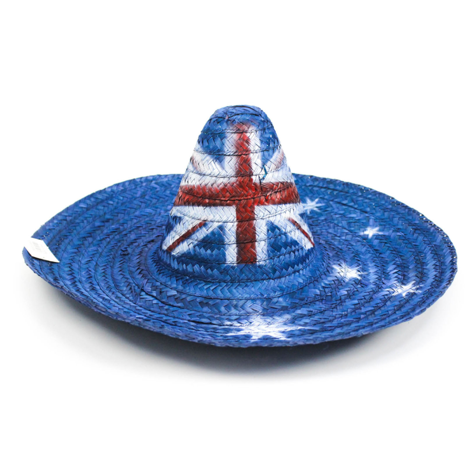 V563-21580-AUSTRALIAFLAG-1PC-184425-00 Mexican SOMBRERO Hat w Australian Aussie Flag Design Party Costume 55cm - Image 1
