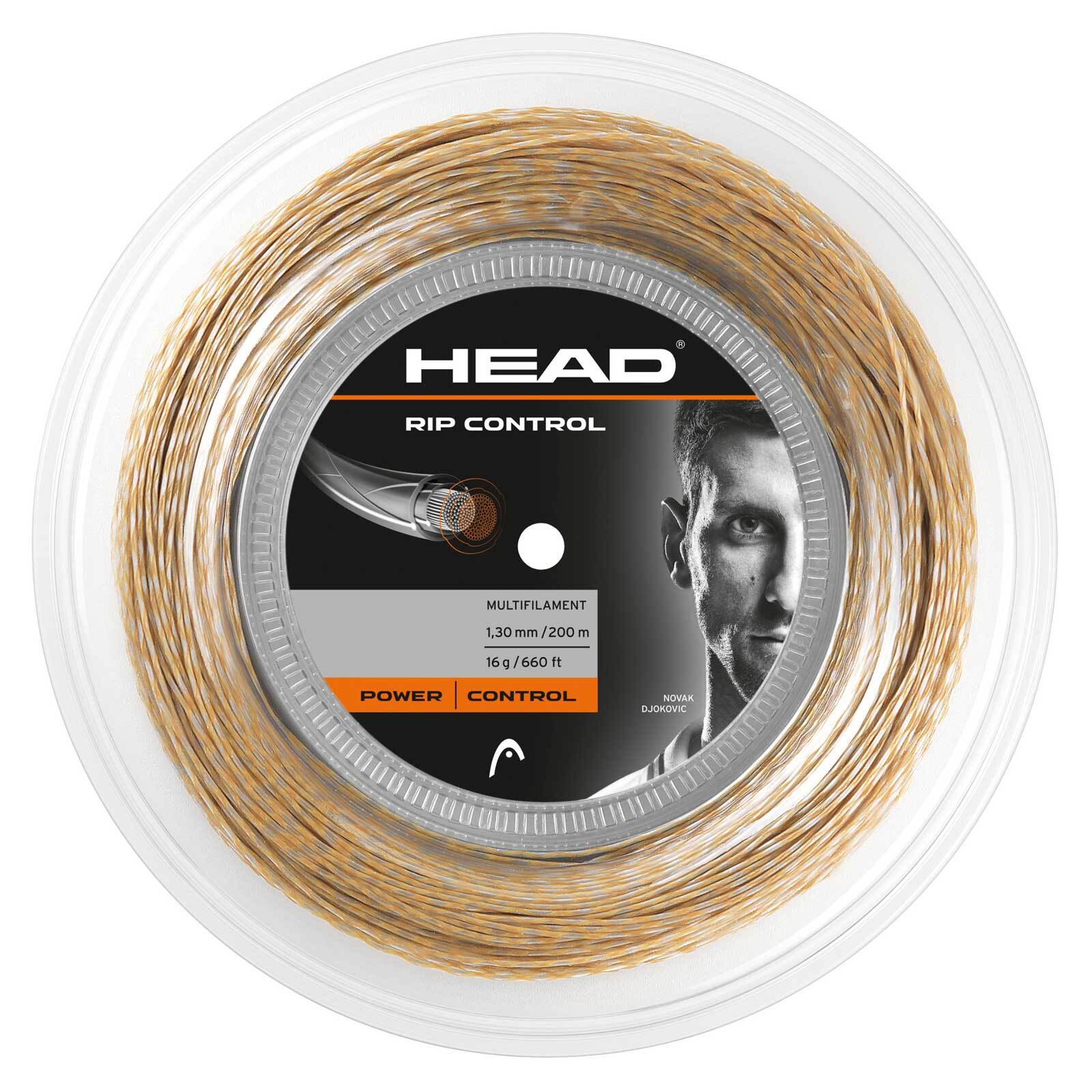 V563-281109-16NT-149416-00 Head Rip Control 16g Tennis String Reel 200m 1.30mm Power Control - Natural - Image 1
