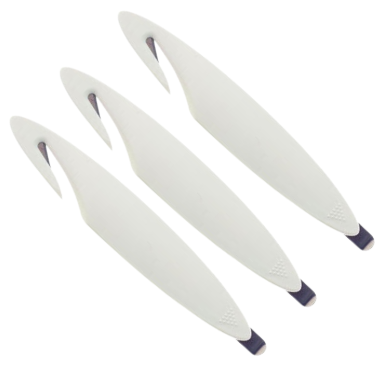 V563-31_935-3PCS-173156-00 3x Bio Staple Remover Letter Box Opener Cutter Nail Puller Office - White - Image 1