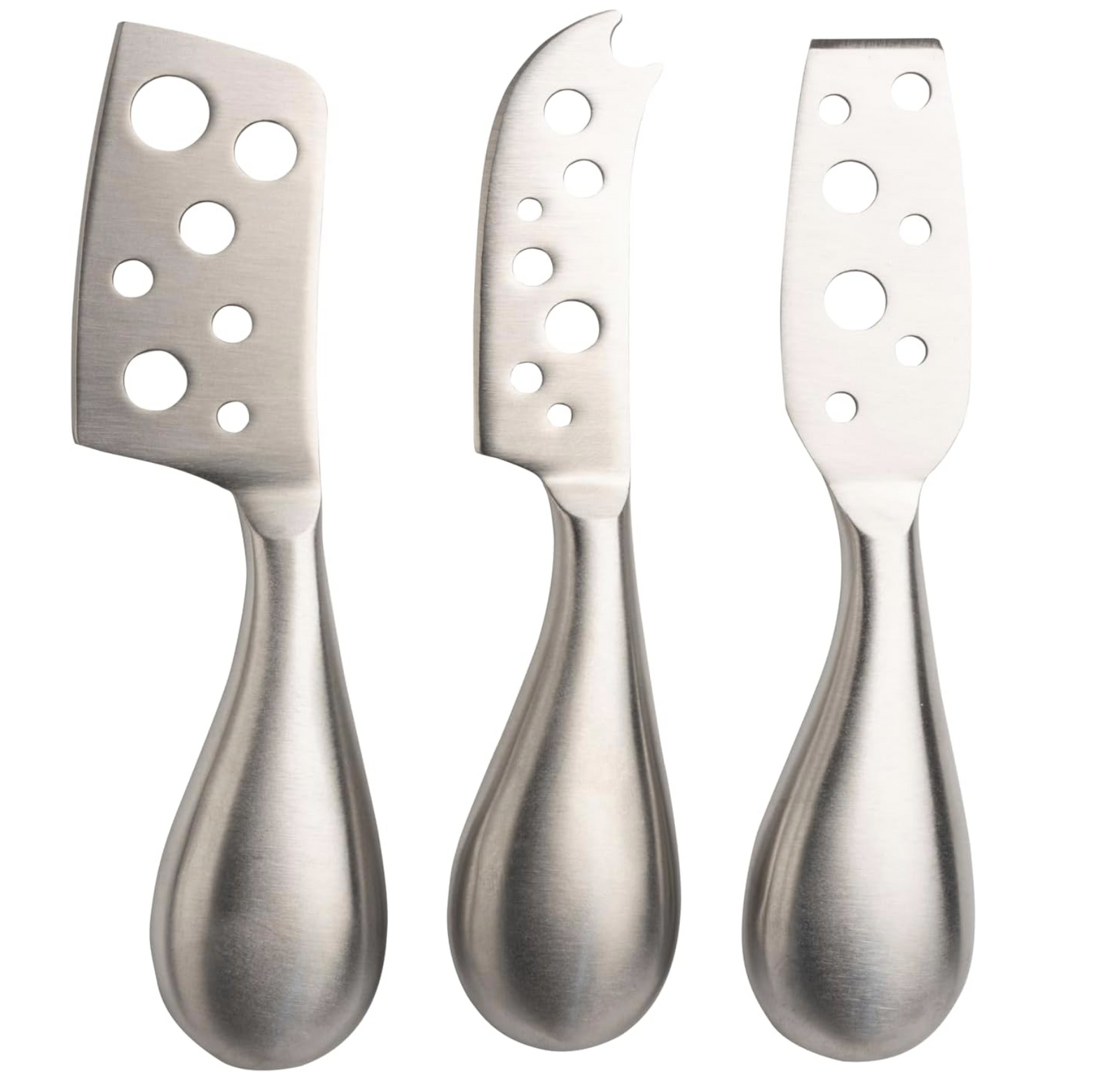 V563-4555-202506031519-00 3pc Euroline Stainless Steel Cheese Knife Set Kitchen Cutlery Knives - Silver - Image 1