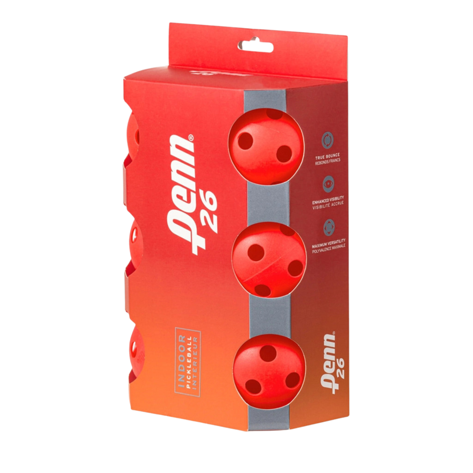 V563-557011-202503261220-00 PENN 26 Indoor Pickleball Balls - 1 Pack of 6 Balls - Image 1