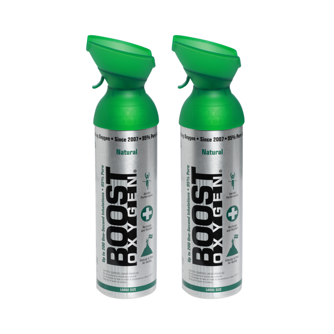 V563-637866851516-2PCS-205046-00 2pk 10 Litres of Boost Pure Oxygen in a Can Supplemental - 200 Breath (Large) - Image 1
