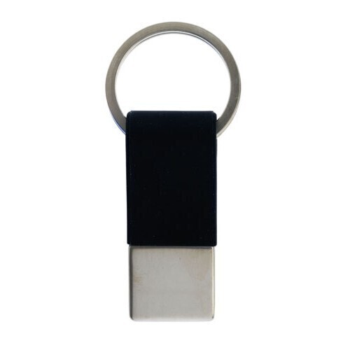 V563-65_612-173173-00 Coda Key Tag Keyring Key Ring School Bag Badge - Black - Image 1