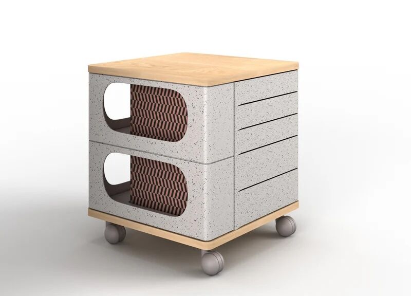 V563-68154-202503051435-00 UFOU Fitin Helix Modular Storage Cabinet Unit (5 Revolving Doors) - Image 1