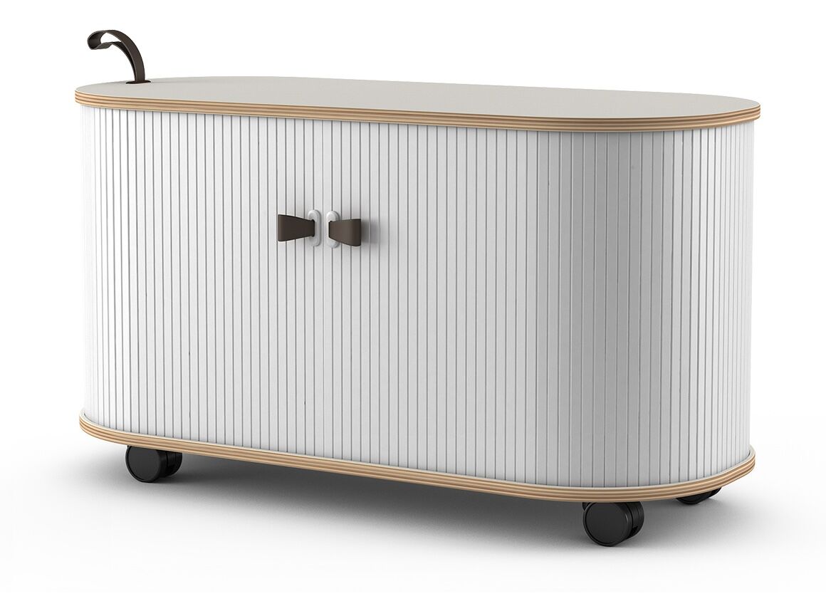 V563-68172-202503051440-00 UFOU Fitin Rollin Mobile Roller Shutter Cabinet - Storage with Adjustable Shelves & Wheels - Image 1