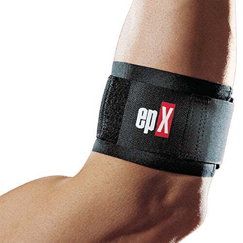 V563-744084300082-204997-00 epX Tennis Elbow Support Brace - Adjustable Black - Image 1
