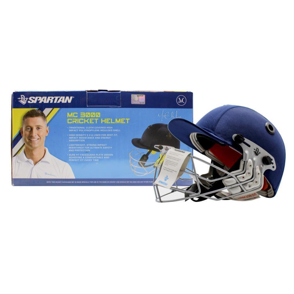 V563-9332921072288-150249-00 Spartan MC LE Jnr Junior Cricket Helmet Youth - Large Size - Navy - Image 1