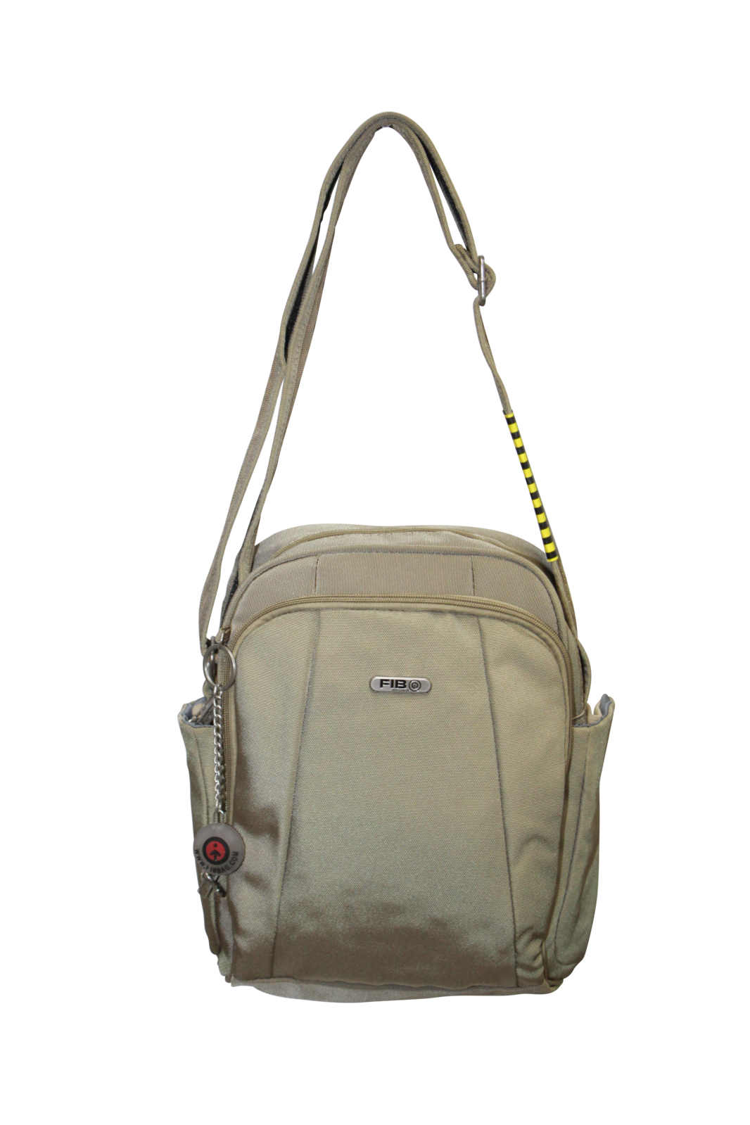 V563-A734NSAND-150009-00 FIB Mens Tablet Crossover Travel Wallet Crossbody Shoulder Bag - Sand - Image 1