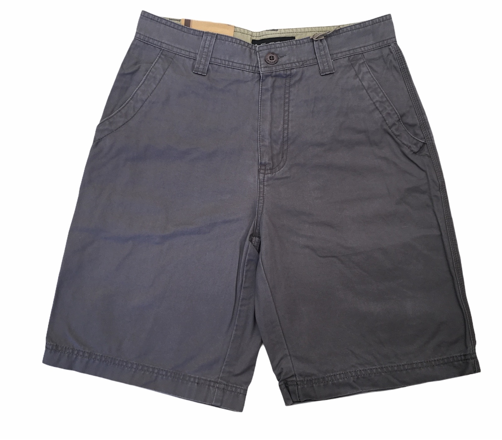 V563-A842-M_GREY-2XL_38-202503051616-00 Mens 100% Cotton Drill Shorts Summer Casual Quality - Grey - 2XL/38 - Image 1