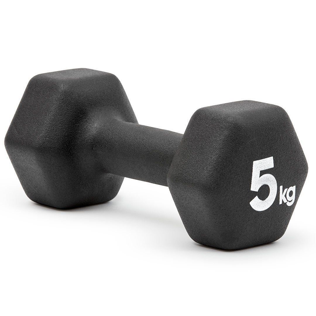 V563-ADWT-10005-202503052105-00 2pc Adidas Hex Dumbbells Gym Training Fitness Weight Lifting Sport Workout - Image 1