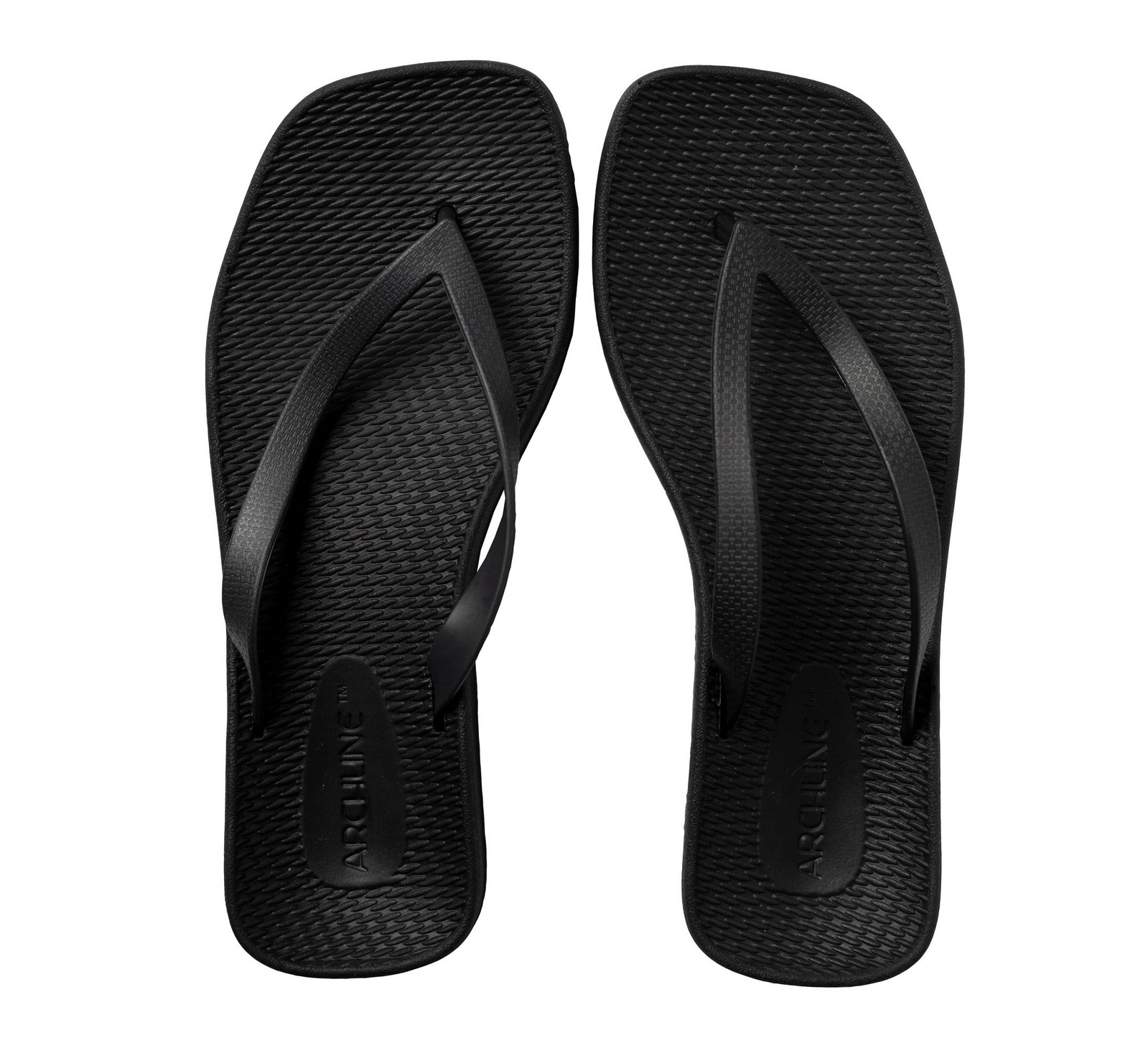 V563-ARB001-BLK-36-202507251135-00 ARCHLINE Breeze Arch Support Orthotic Thongs Flip Flops Arch Support - Black - 36 EUR (Womens 5US) - Image 1