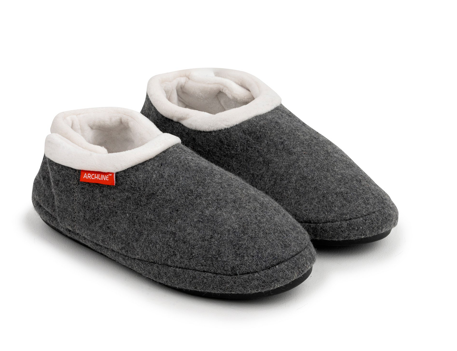 V563-ARCHLINE-CLSD-GRYMRLE-36-202507251110-00 ARCHLINE Orthotic Slippers CLOSED Arch Scuffs Orthopedic Moccasins Shoes in Grey Marle - EUR 36 - Image 1