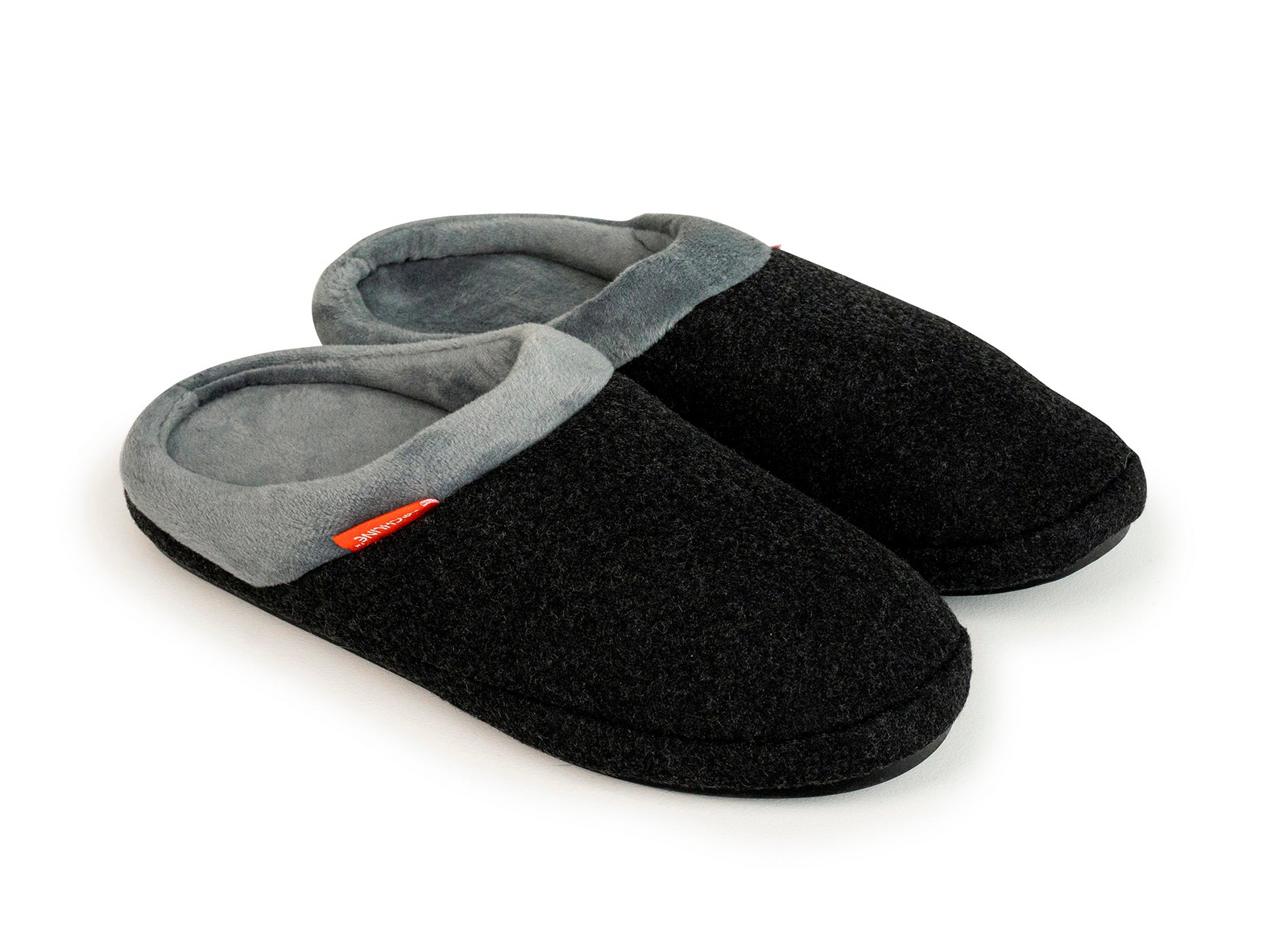 V563-ARCHLINE-SLIPON-CHMARL-38-202507251115-00 ARCHLINE Orthotic Slippers Slip On Arch Scuffs Orthopedic Moccasins in Charcoal Marle - EUR 38 - Image 1