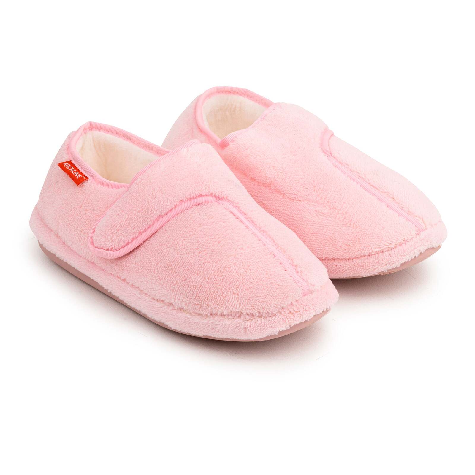 V563-AS211-37-202503051810-00 ARCHLINE Orthotic Plus Slippers Closed Scuffs Pain Relief Moccasins - Pink - EU 37 - Image 1