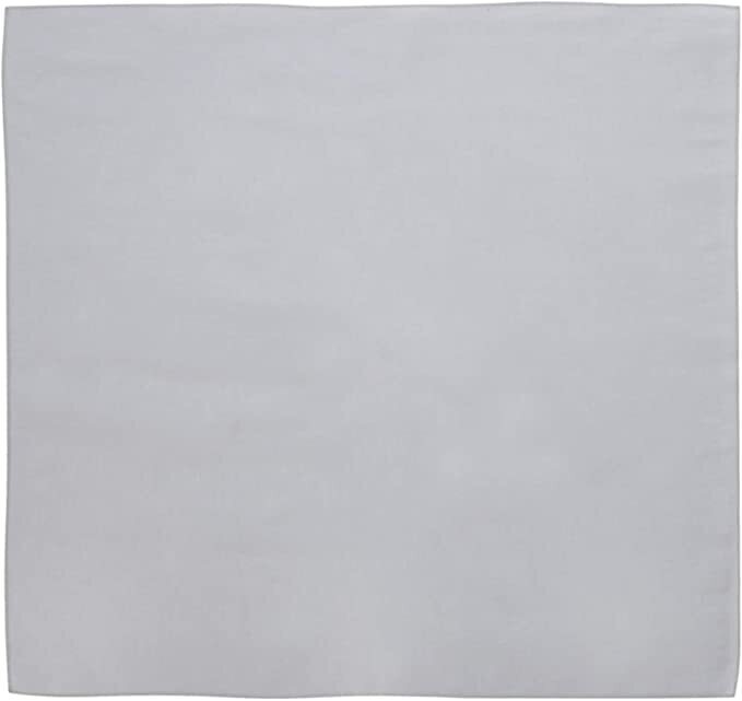 V563-BANDANA-PLAINGRY-202503051415-00 BANDANA Paisley 100% COTTON Head Wrap Durag Bandanna Summer Biker Scarf Mask - Grey (Plain) - Image 1