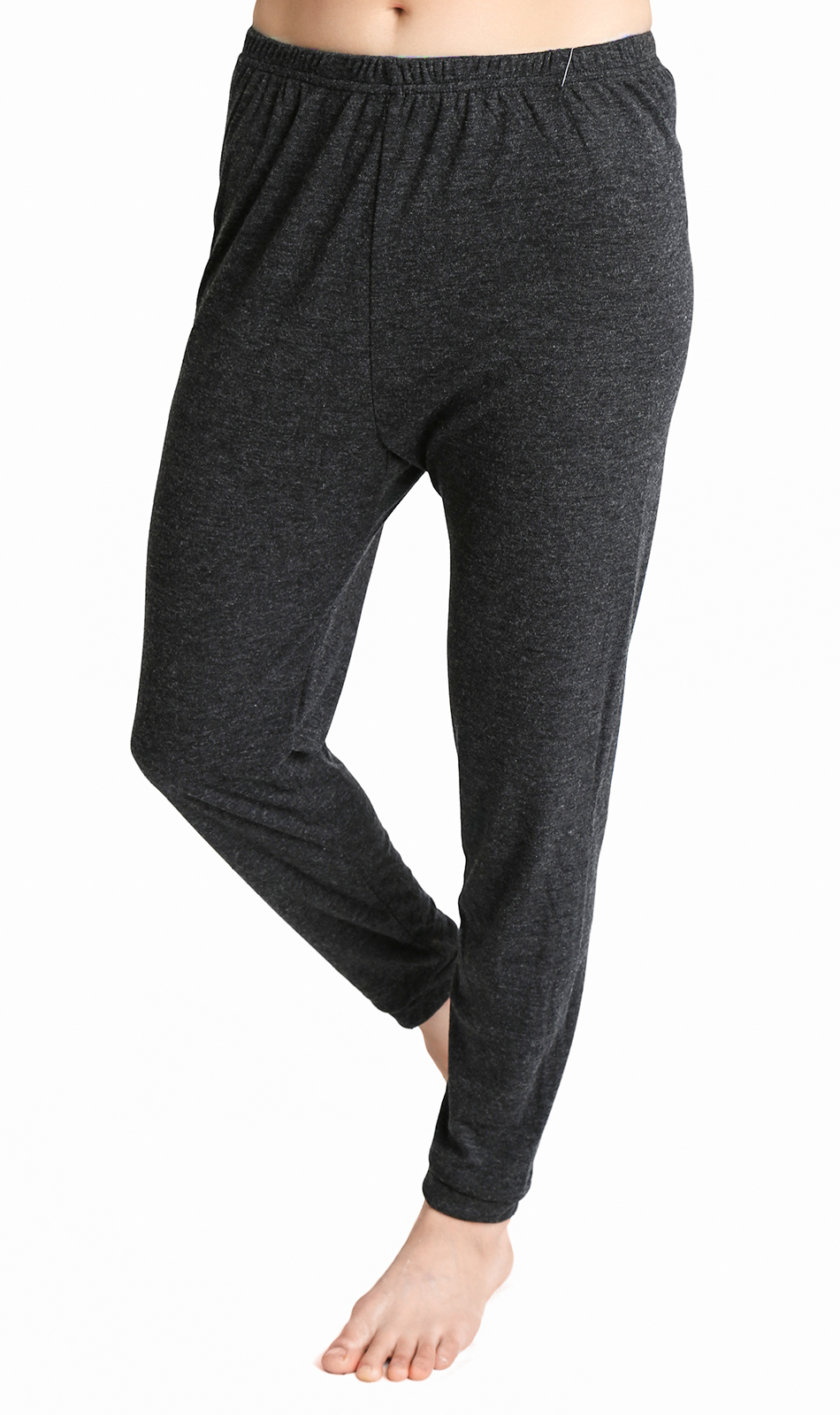 V563-BB-SI042-BK-18_20-202502270905-00 Womens Merino Wool Long Janes Thermal Underwear Layer Thermals Leggings Pants - Black - 18-20 - Image 1