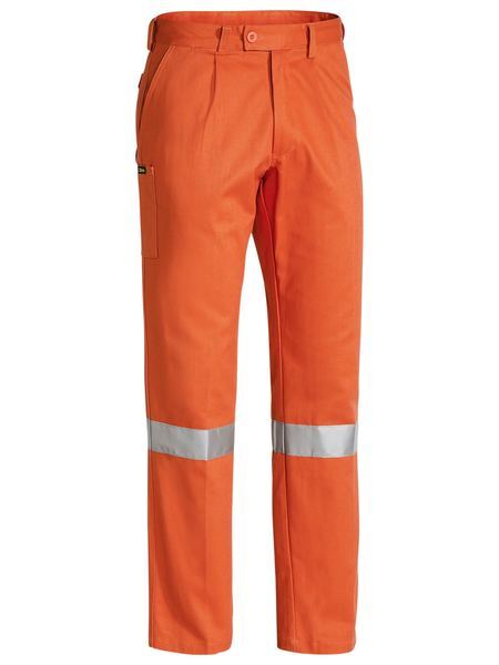 V563-BP6007T_BVEO-87R-202503052010-00 Bisley 3M Taped Original Work Pants Trousers - Orange - 87 Regular - Image 1