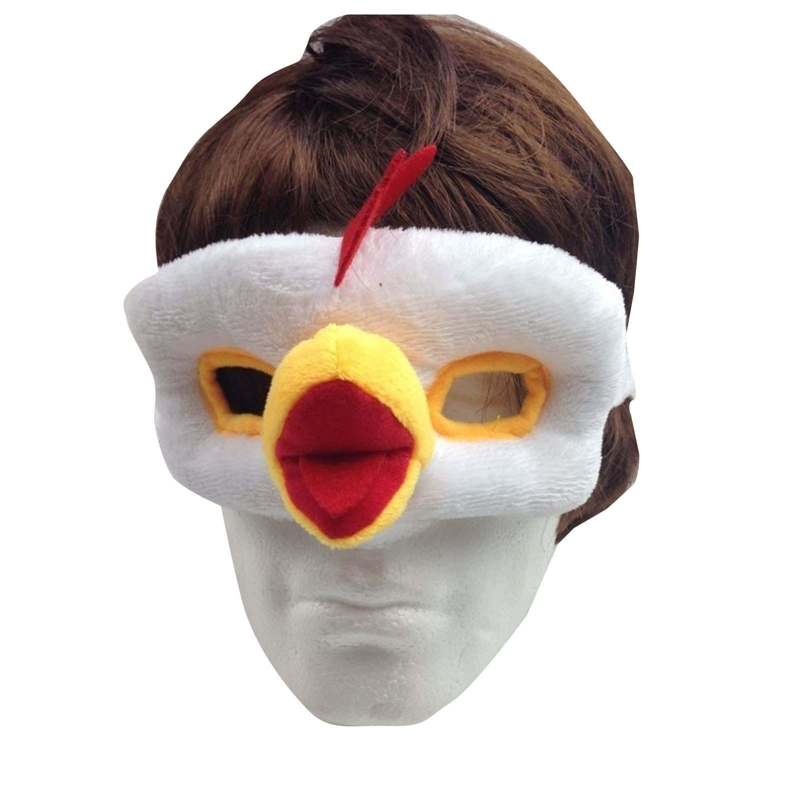 V563-BR-ANIMALFACEMASK-CHKN-202503052130-00 ANIMAL EYE MASK Head Face Halloween Costume Party Prop Novelty Toy Fancy Dress - Image 1