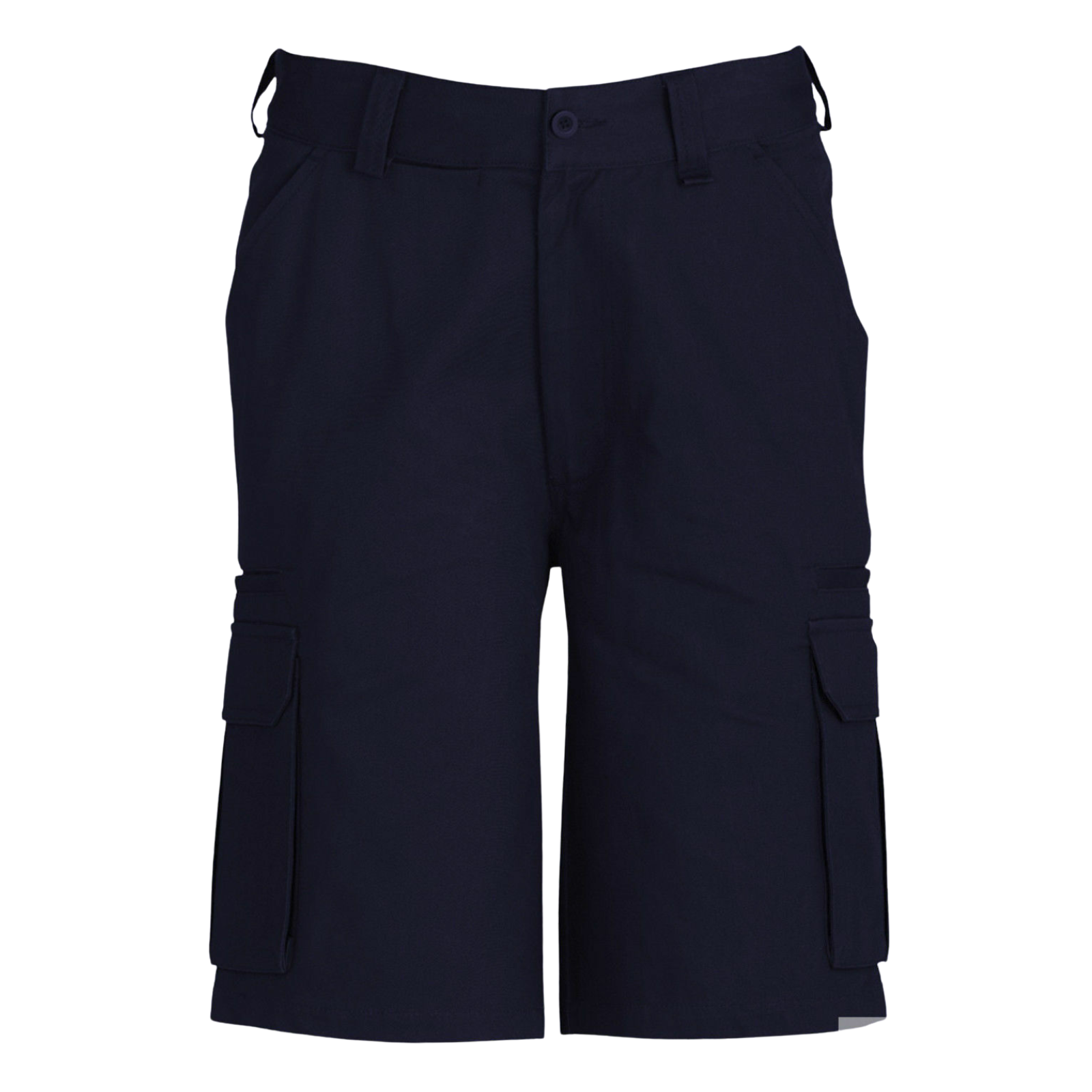 V563-BR-CTNCARGOPANTS-NVY-102-202503051515-00 Mens CARGO SHORTS All Sizes 100% COTTON Drill Heavy Work Tradie Military - Navy - 102"" - Image 1