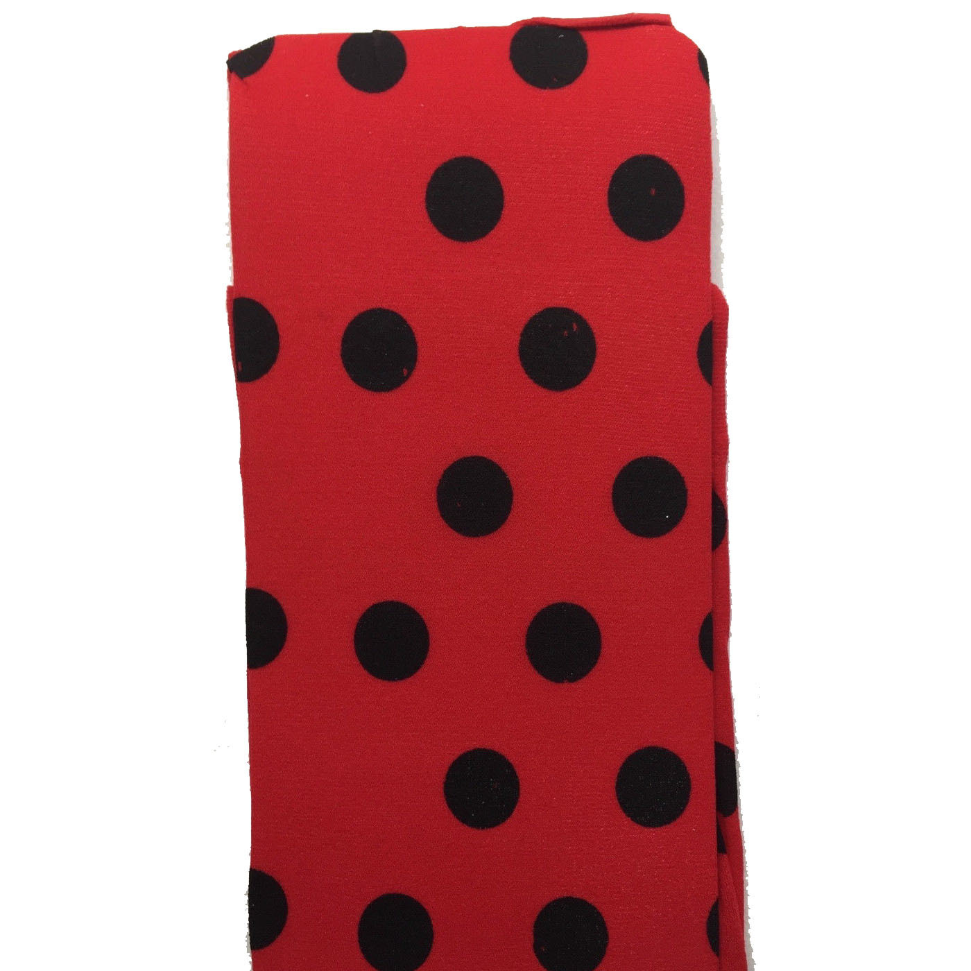 V563-BR-SUOTKSOCKS1-LDYBUG-202503051640-00 Stay Up OVER THE KNEE SOCKS Stockings Hosiery Party Costume Stockings - Ladybug Polka (Red/Black) - Image 1