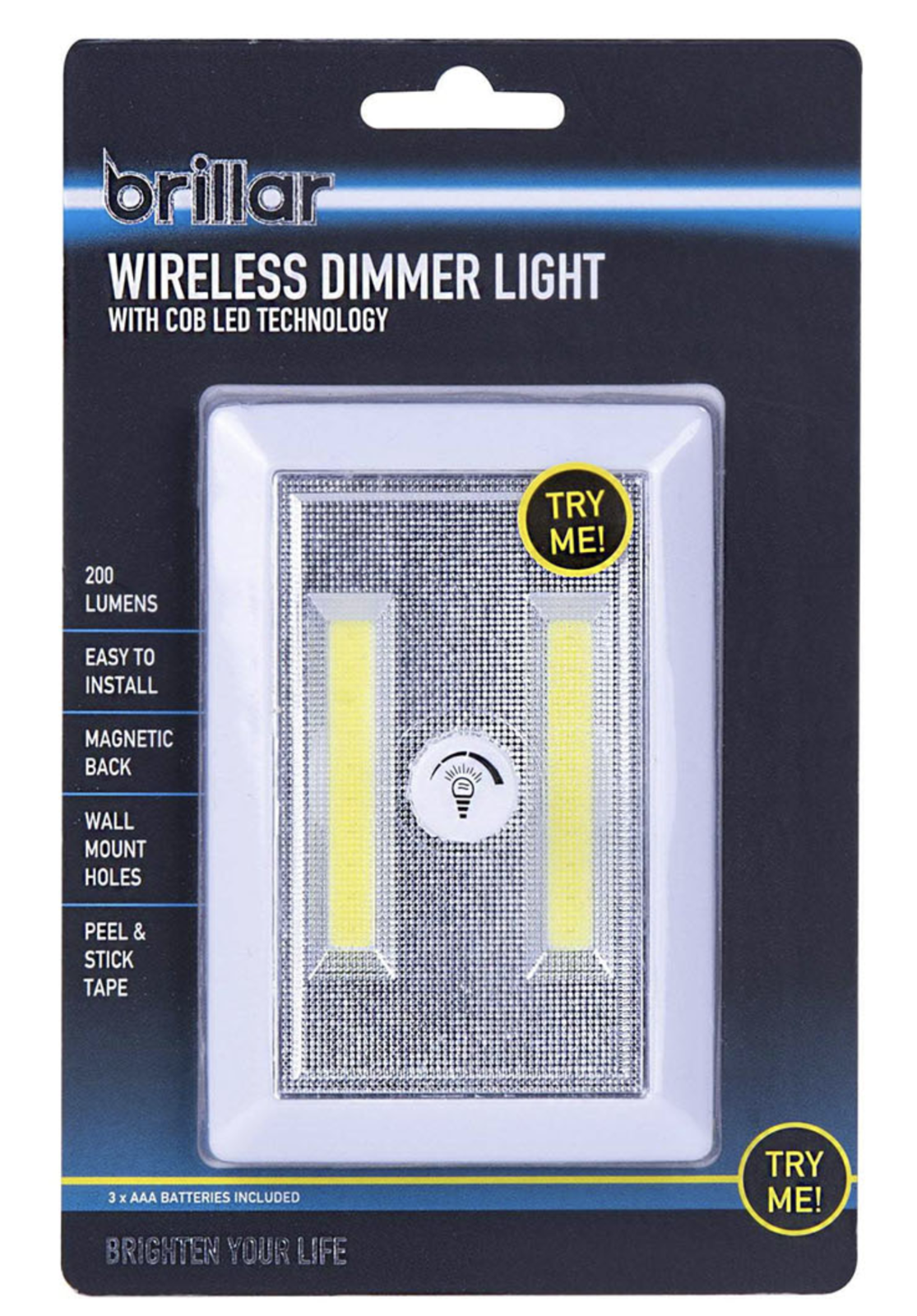 V563-BR0013-202505071415-00 Brillar Wireless Dimmer Light with Cob Led Technology - White - Image 1