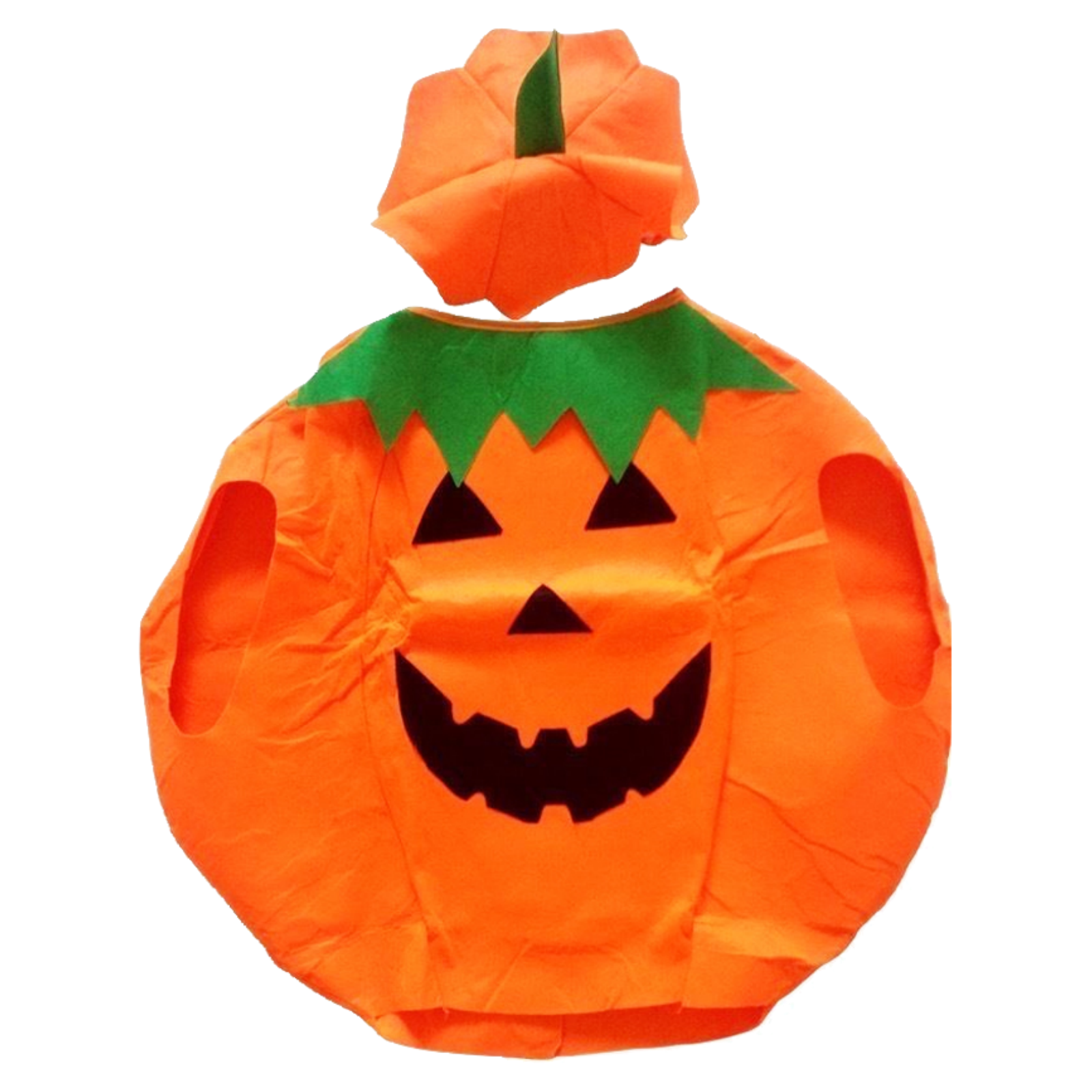 V563-KIDSPUMPKINCOSTUME-184716-00 KIDS PUMPKIN COSTUME Halloween Unisex Fancy Dress Up Party Orange Vegetable - Image 1