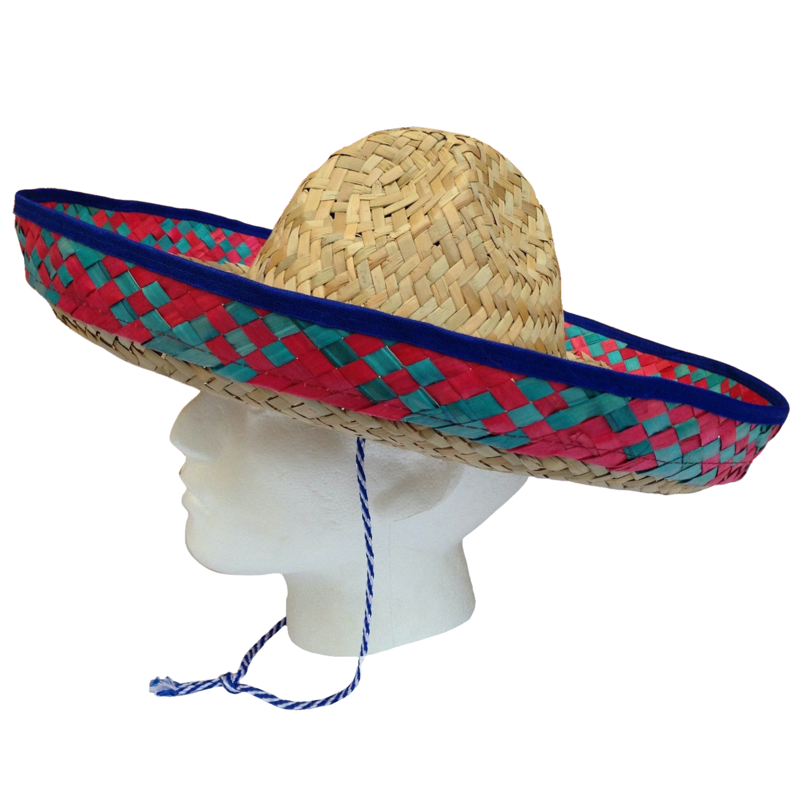 V563-SOMBREROHAT-1-184346-00 Mexican SOMBRERO Fancy Dress Straw Party Costume Hat Cap Spanish - Image 1
