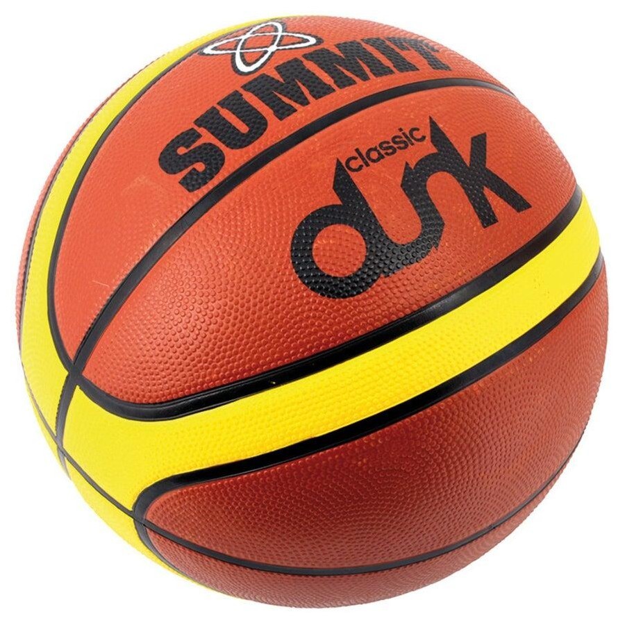 V563-SUBK1100-187617-00 Summit Classic Dunk Basketball Indoor Outdoor Sport Game Rubber Ball in Size 7 - Image 1