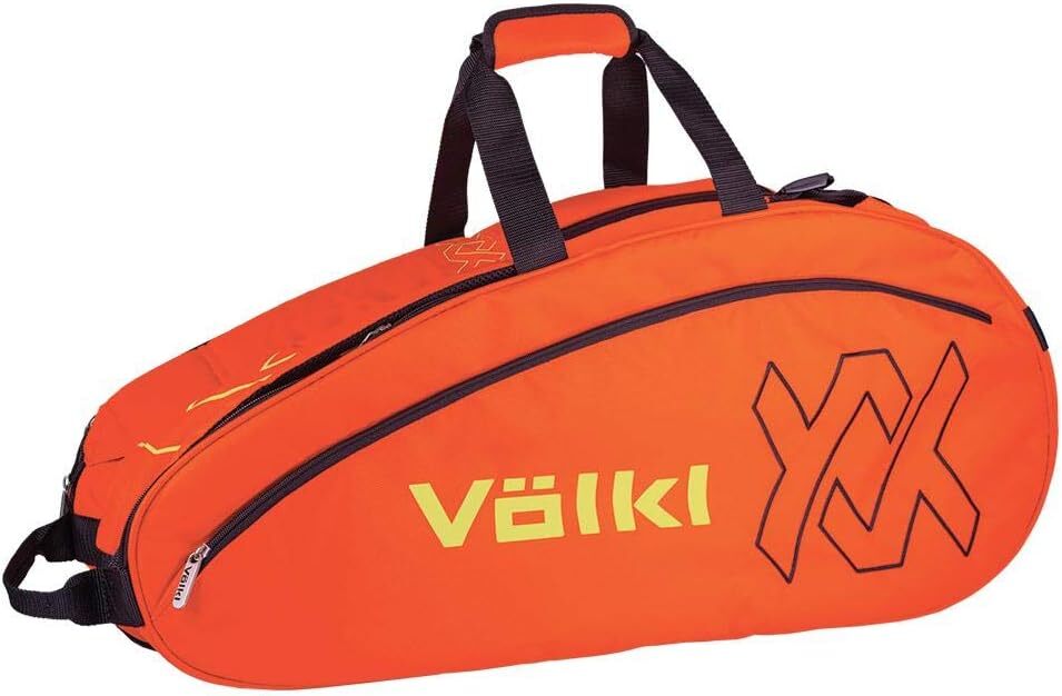 V563-TBV19TMLAVAC-202503051420-00 Volkl Team Tennis Racquet Bag for 6 Rackets - Lava/Neon Yellow Combi V79102 - Image 1