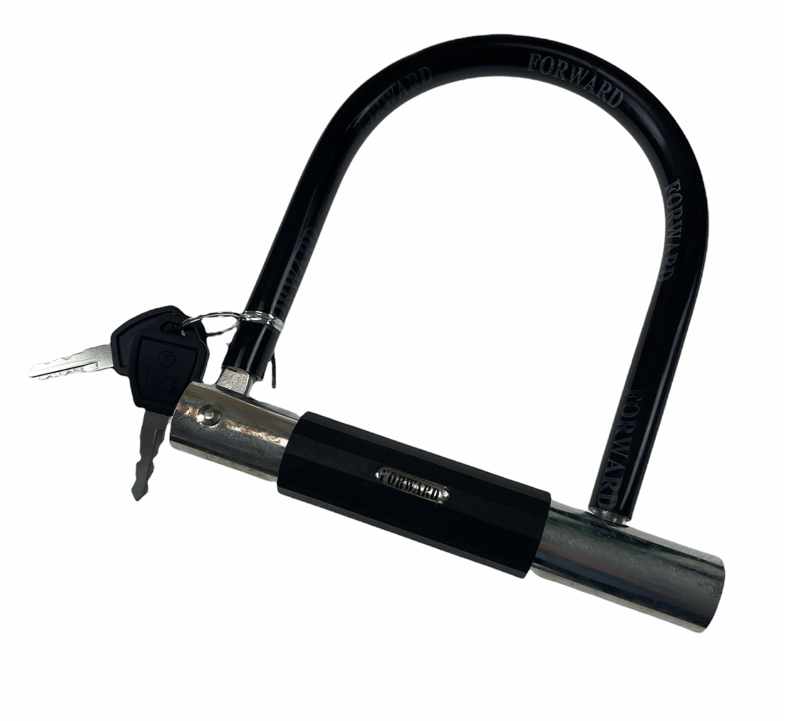 V563-ULOCK-150236-00 Bicycle Hardware U Lock Heavy Duty Keyed Bike Long Shackle Scooter Strong - Image 1