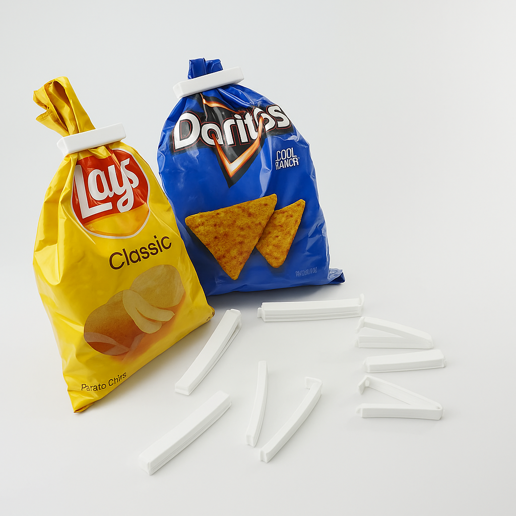 V563-WILTS-W2951-1-202506161049-00 Pack of 12 WILTSHIRE BAG CLIPS Food Storage Sealing Sealer Snack Clamp Peg - Image 1