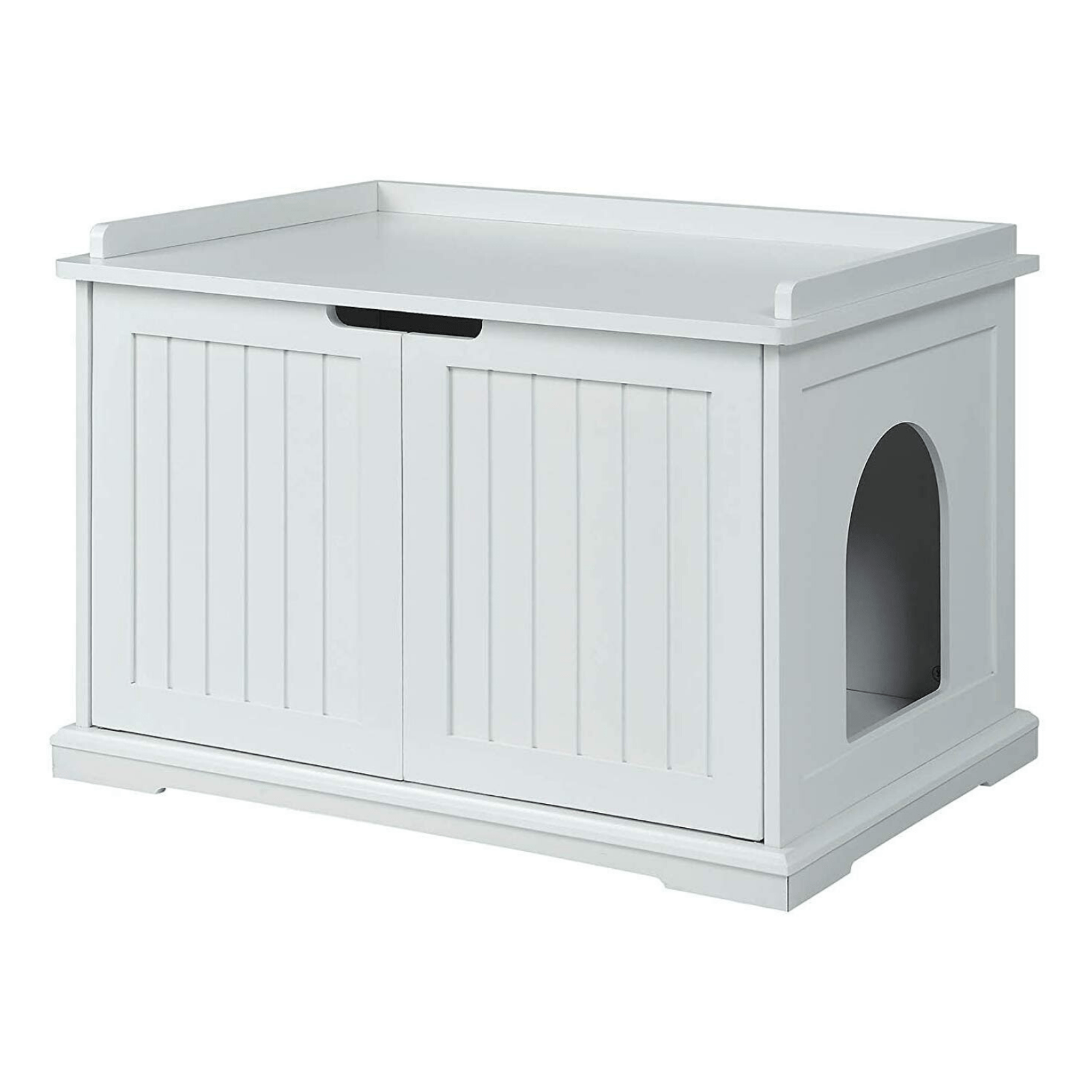V568-GMW-5039-WKIT-141302-00 Cleo Cat Litter Cabinet, White - Image 1