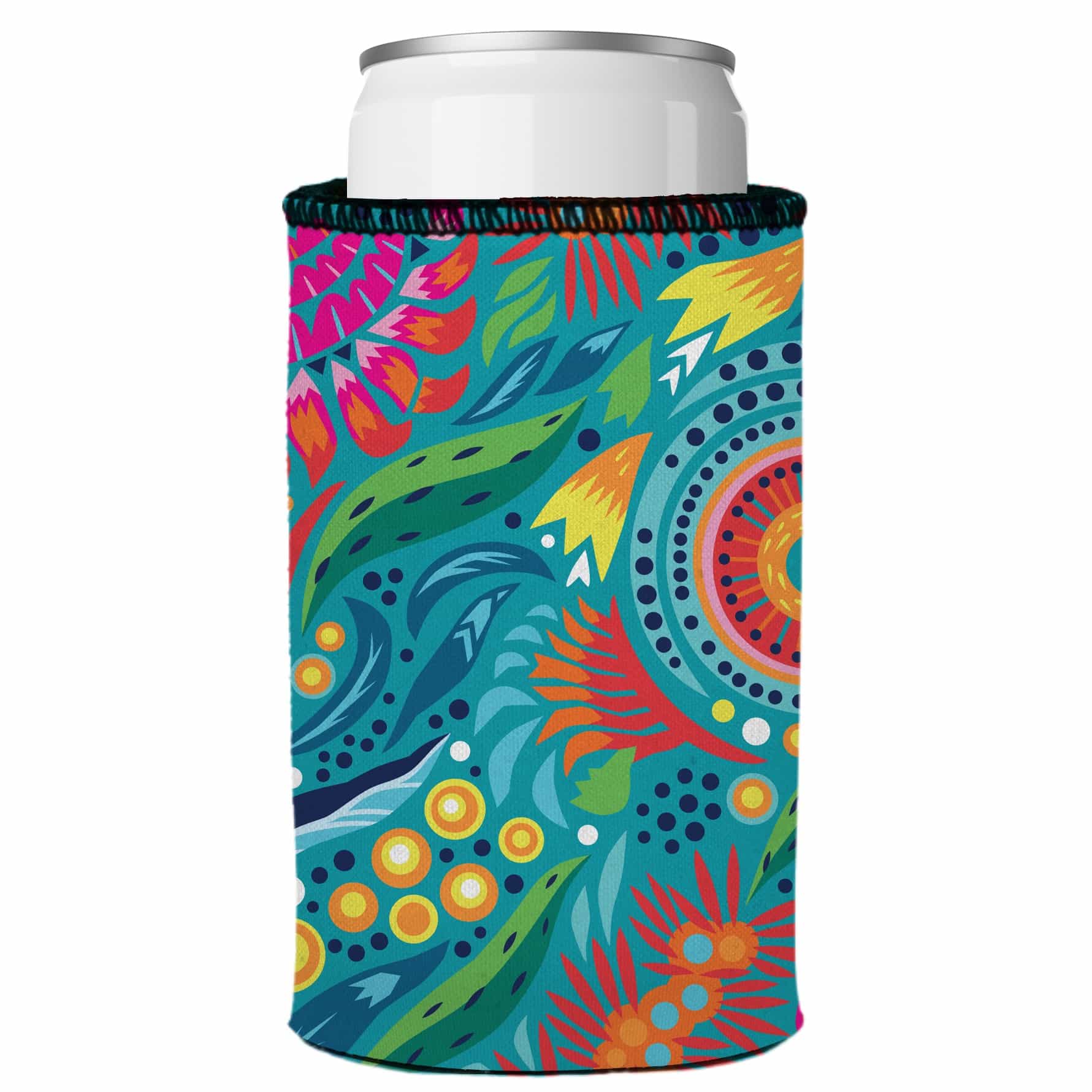 V570-ST-2022-A-202503260852-00 Australian Flowers II Stubby Cooler - Standard - Image 1