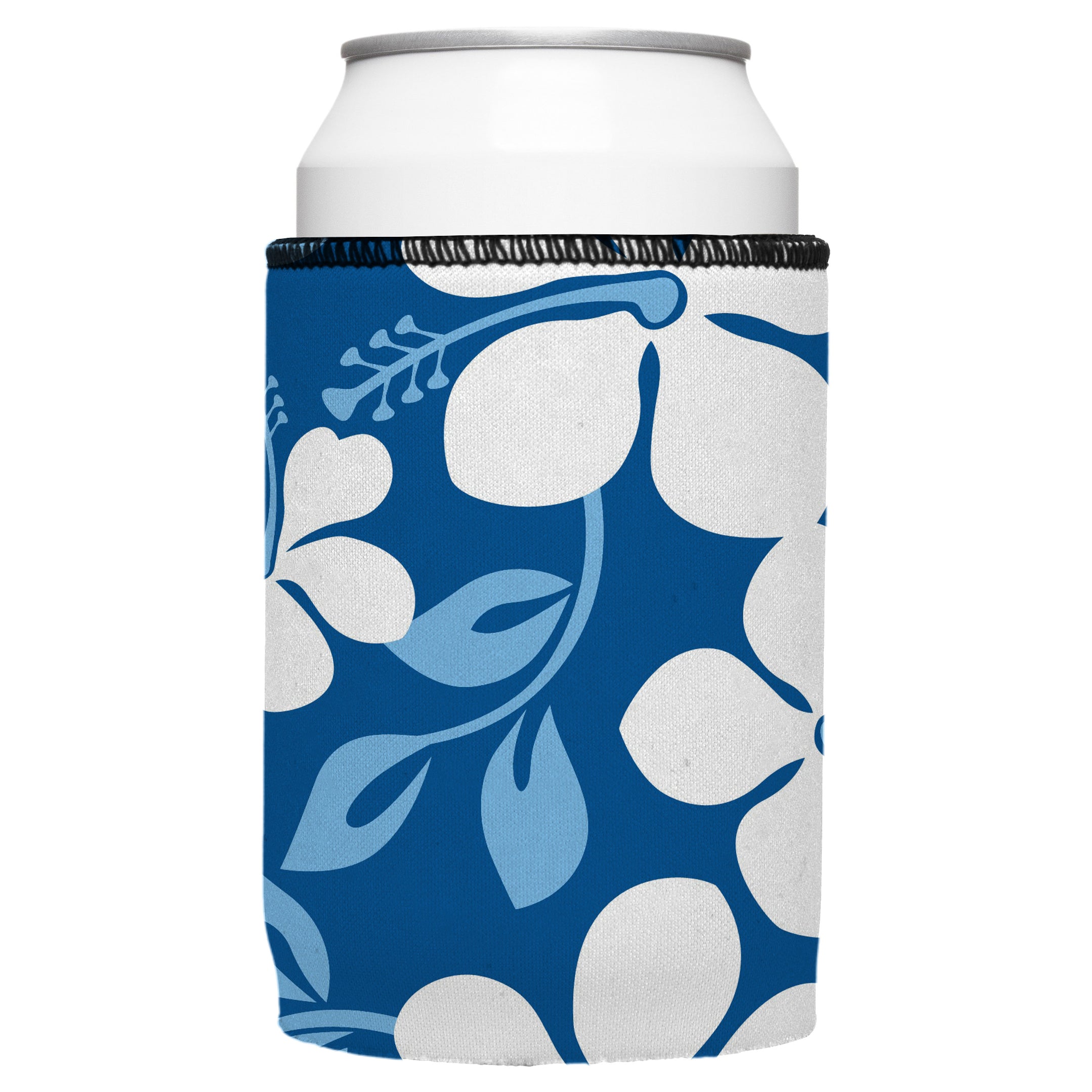 V570-ST-2423-A-202503260841-00 Hibiscus Flower Stubby Cooler - Standard - Image 1