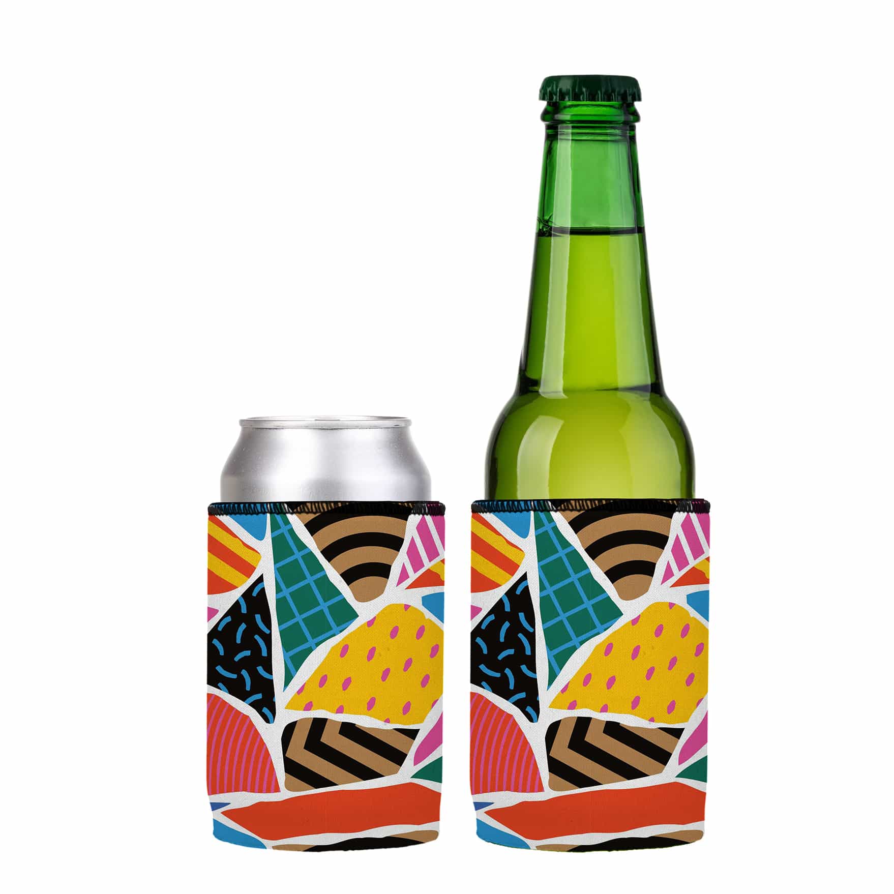 V570-ST-2787-A-2-202503260911-00 Color Blocks Stubby Cooler 2-Pack - Standard - Image 1