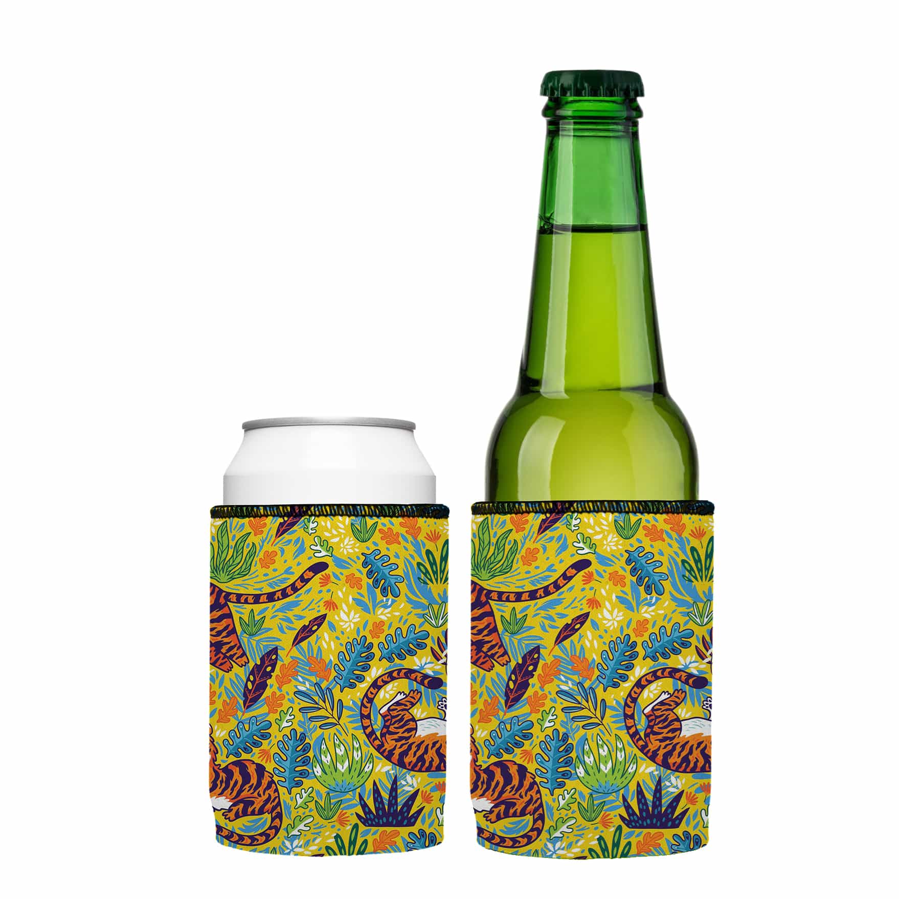 V570-ST-2894-A-2-202503260907-00 Playin' Tigers Stubby Cooler 2-Pack - Standard - Image 1