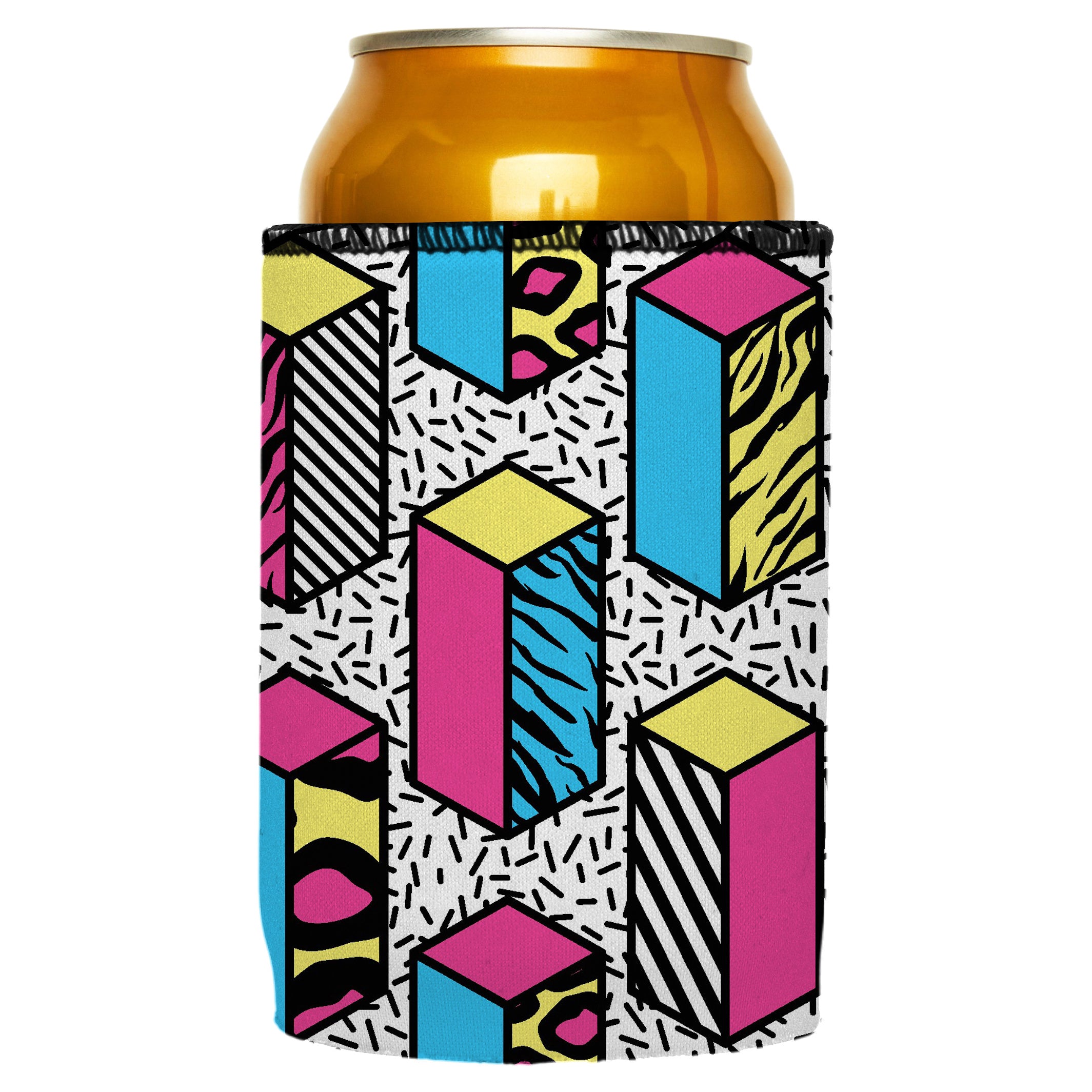 V570-ST-2917-A-202503260831-00 80s Allover Stubby Cooler - Standard - Image 1