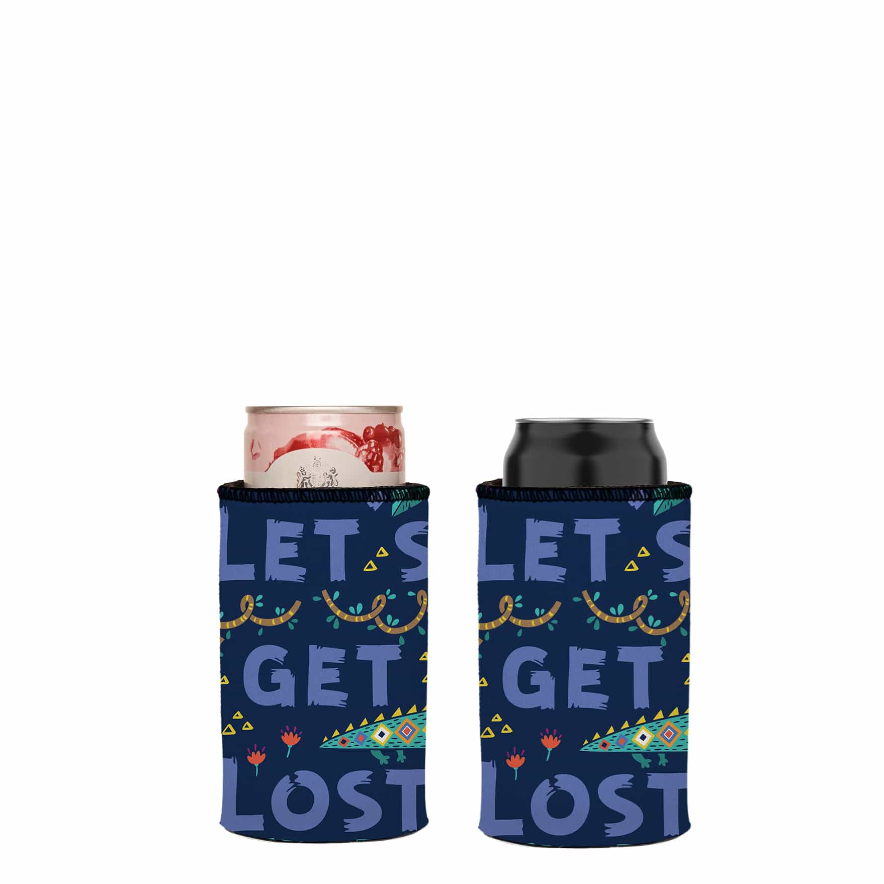 V570-ST-2925-A-2-202503260906-00 Lets Get Lost in the Wild Stubby Cooler 2-Pack - Standard - Image 1