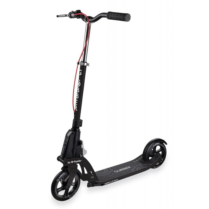 V572-498-190-202503280135-00 Globber ONE K ACTIVE BR Scooter - Black (w/handbrake) - Image 1