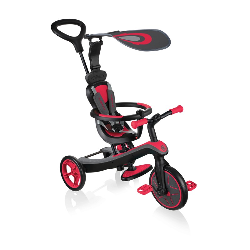 V572-632-102-3-AUS-202503280131-00 Globber EXPLORER Trike 4in1 - Red - Image 1