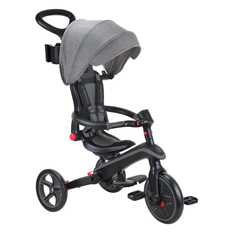 V572-AO-732-120-AUS-202503261206-00 Globber EXPLORER 4in1 Trike FOLDABLE - Black/Grey - Image 1